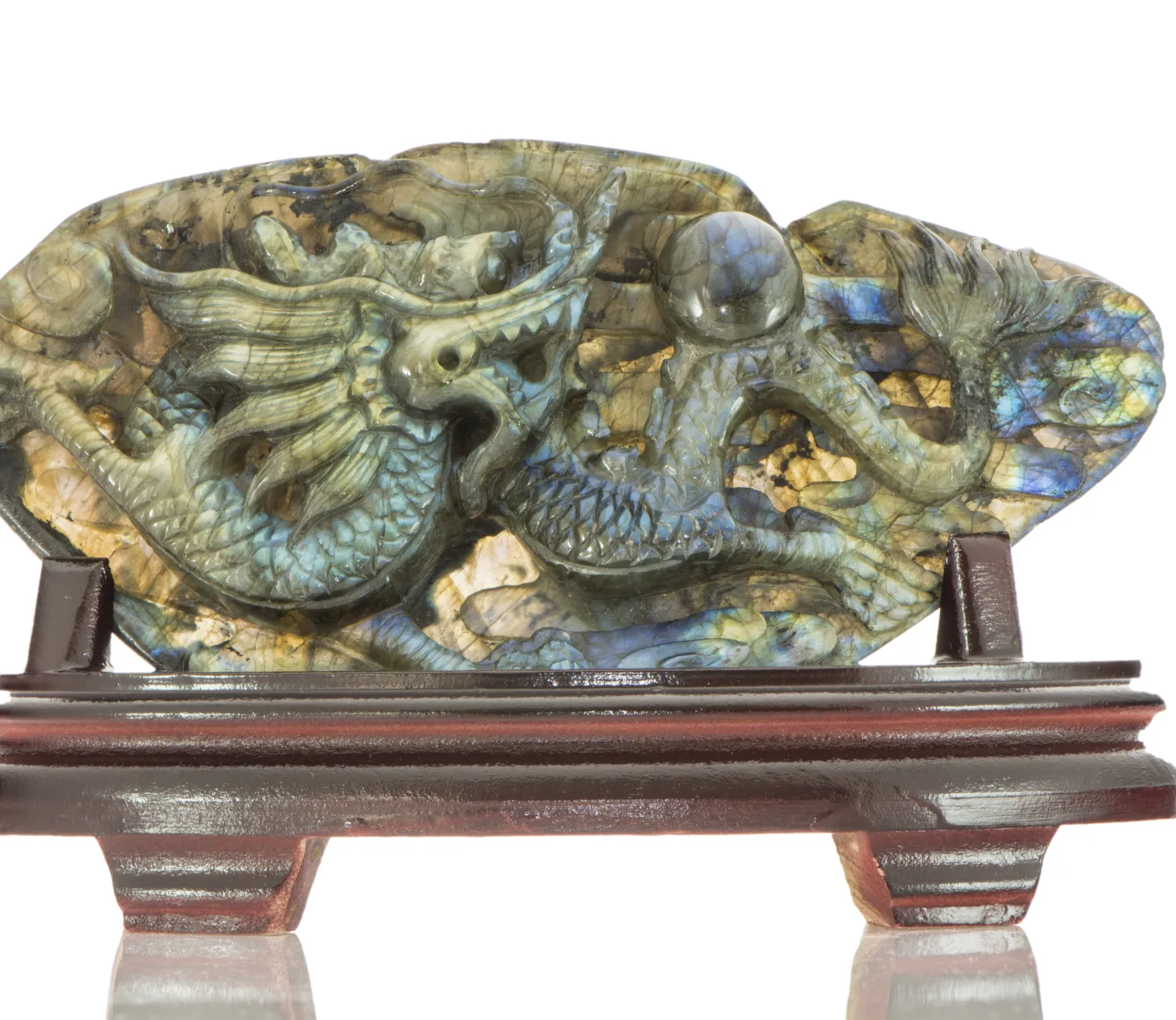 Labradorit Drache