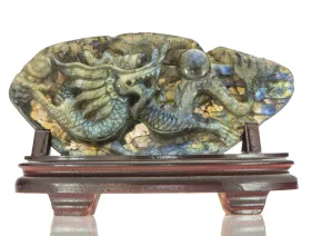 Labradorit Drache