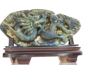 Labradorit Drache