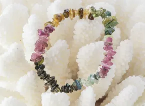 Armband mit bunten Turmalinen