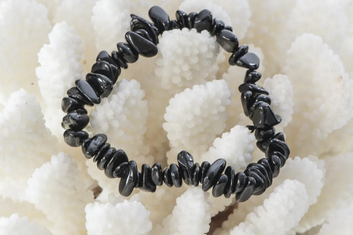 Schwarzer Turmalin Armband