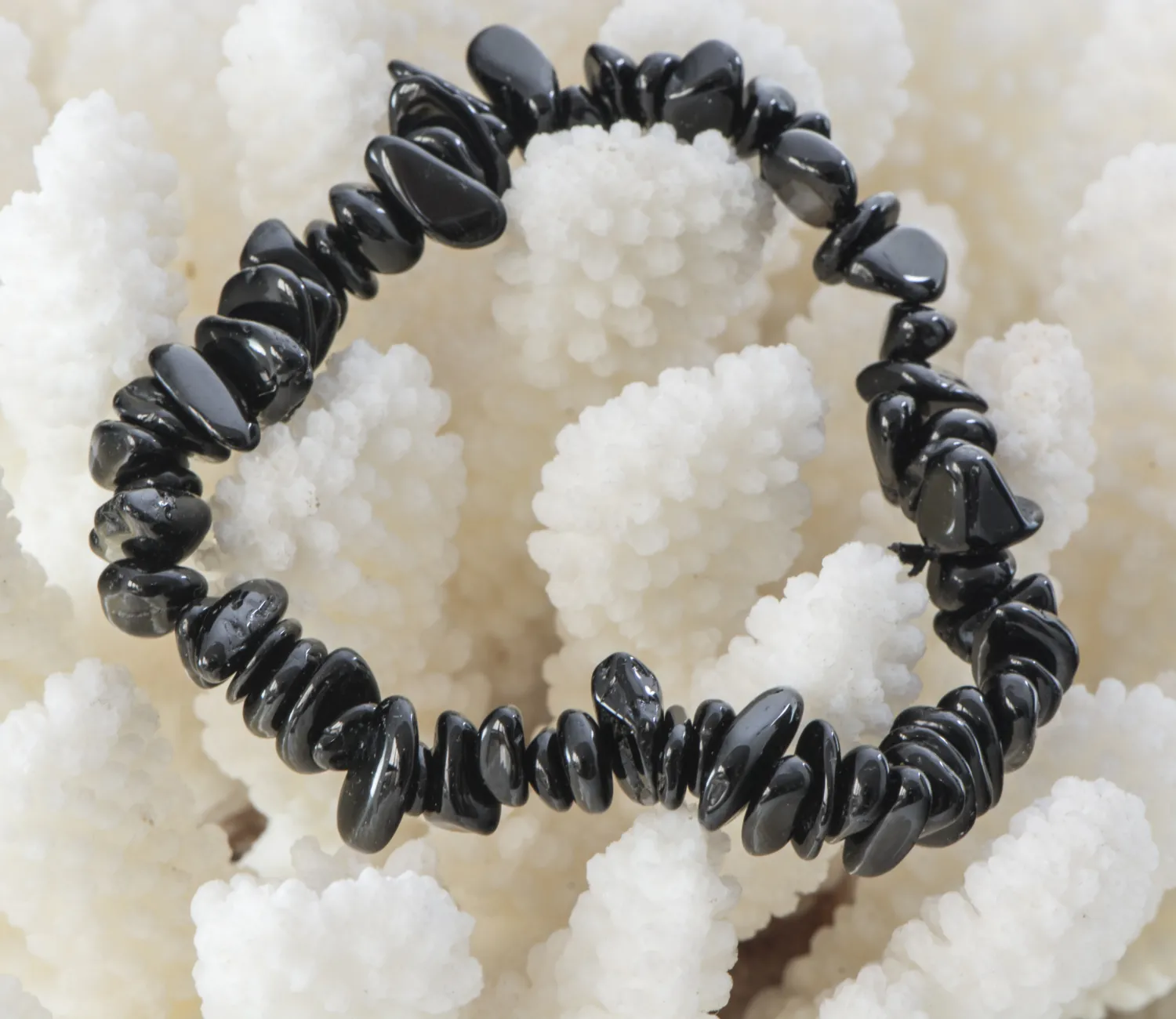 Schwarzer Turmalin Armband