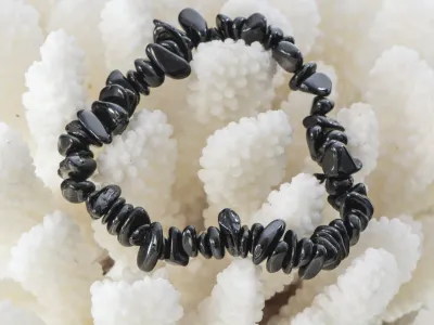 Schwarzer Turmalin Armband