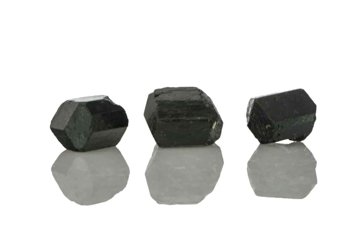 Schwarze Turmalin Kristalle
