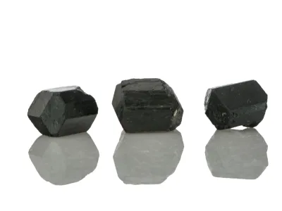 Schwarze Turmalin Kristalle