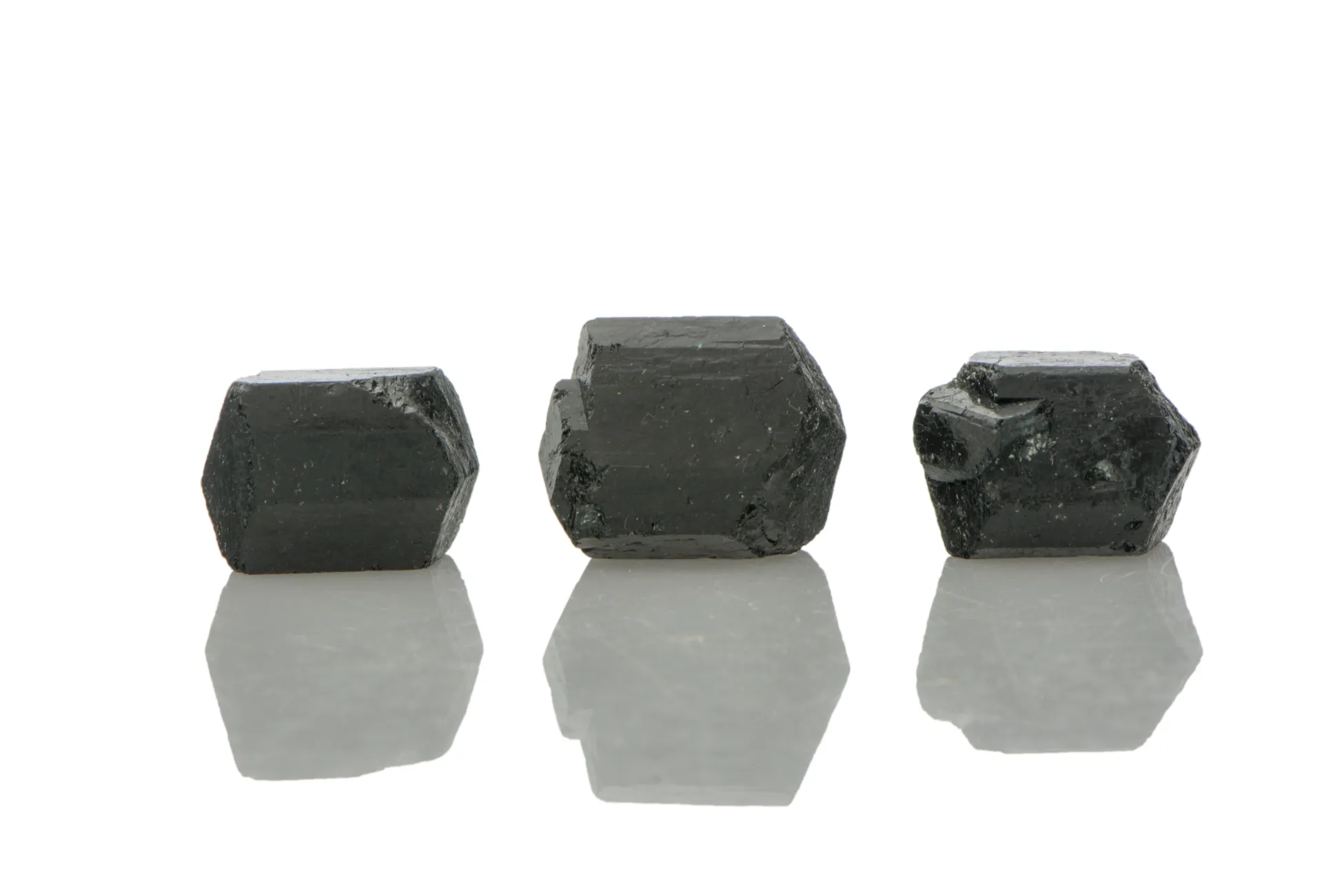 Schwarze Turmalin Kristalle