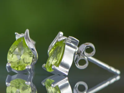 Ohrringe mit Peridot