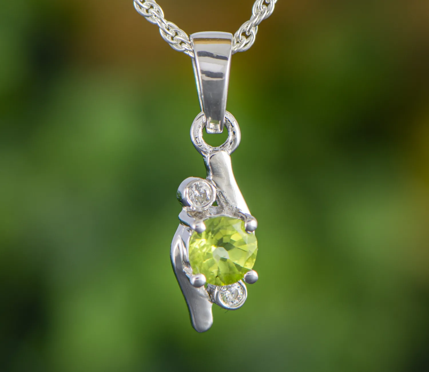 Anhänger mit Peridot