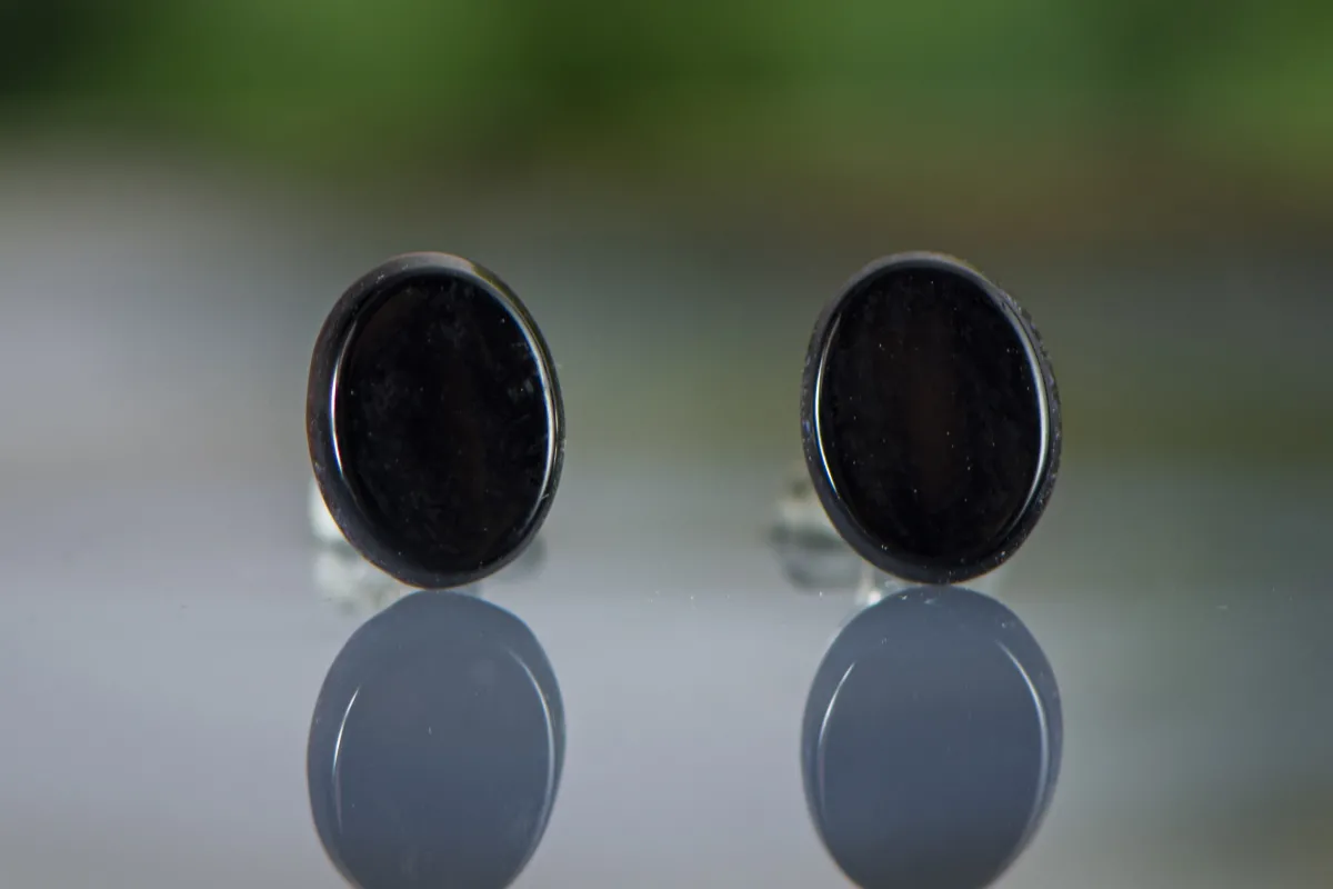 Ohrringe mit Onyx