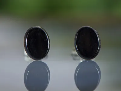 Ohrringe mit Onyx
