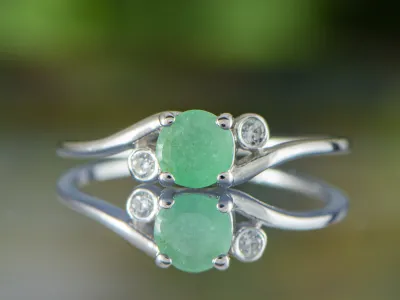 Ring mit Smaragd