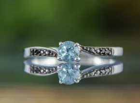 Blauer Topas Ring