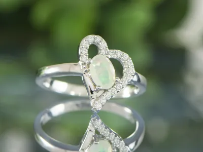 Ring mit Opal