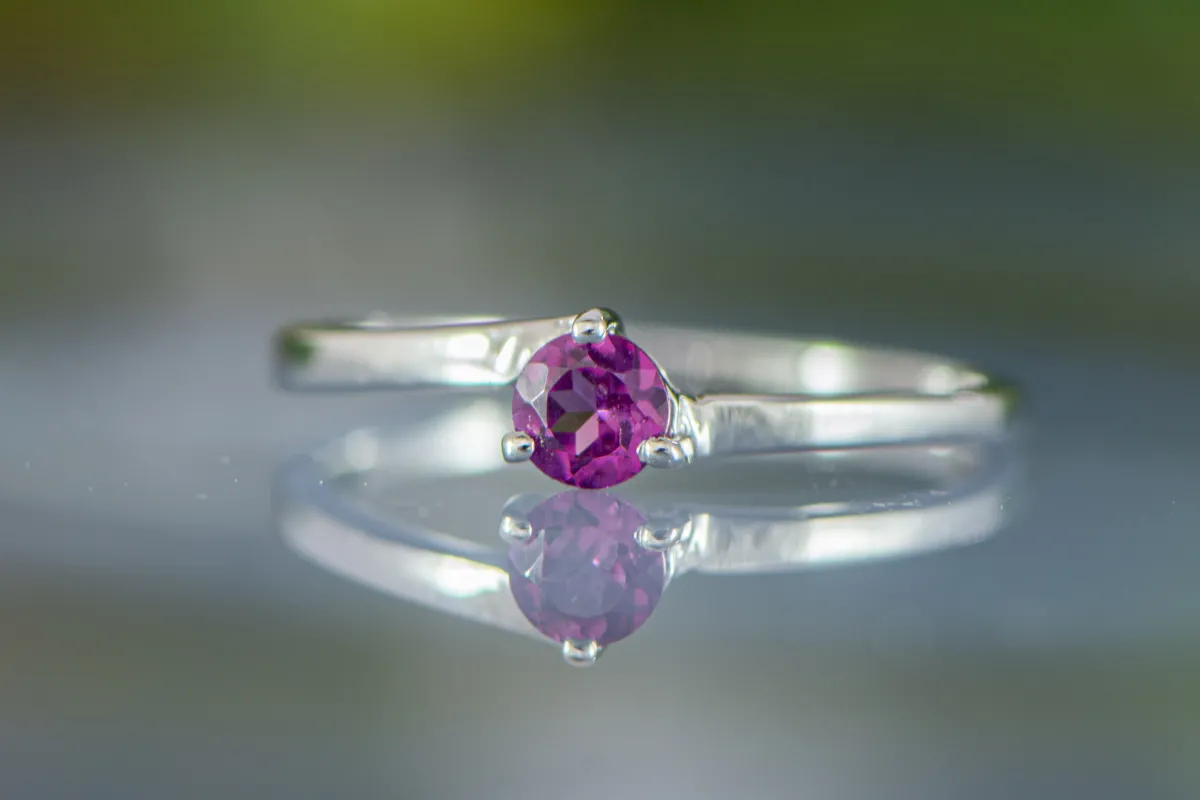 Ring mit Granat Rhodolith