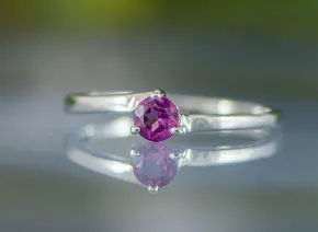 Ring mit Granat Rhodolith