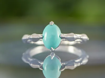 Ring mit Türkis