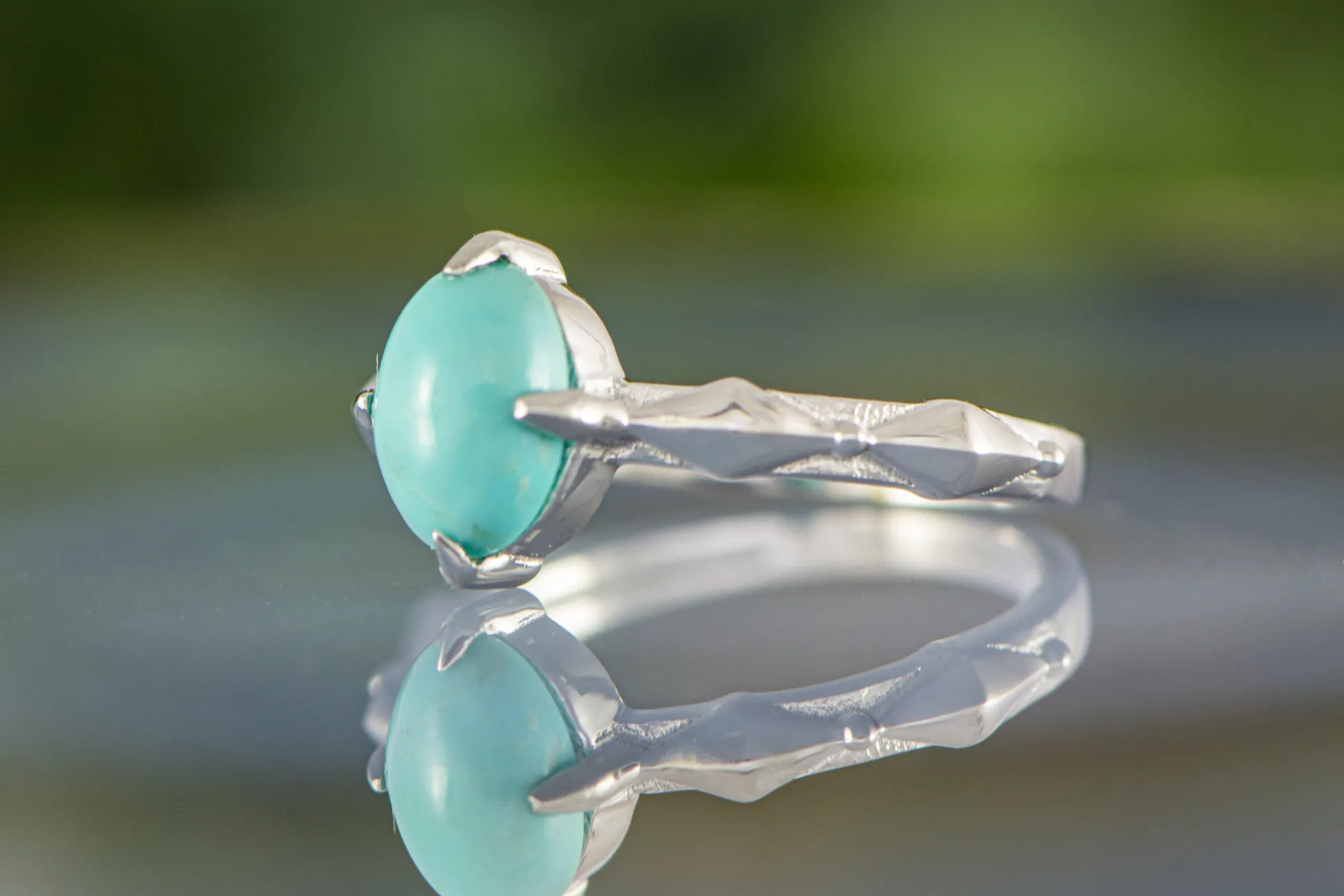Ring mit Türkis