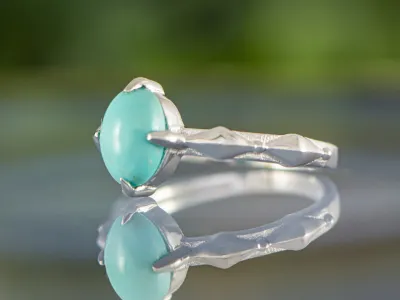 Ring mit Türkis