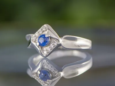 Ring mit Kyanit
