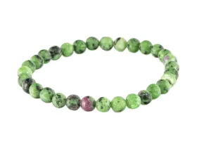 Armband aus Rubin Zoisit
