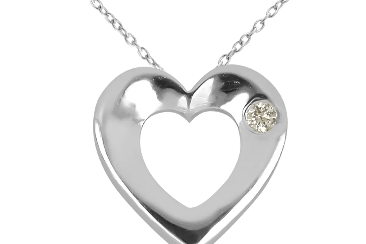 Herz mit Diamant