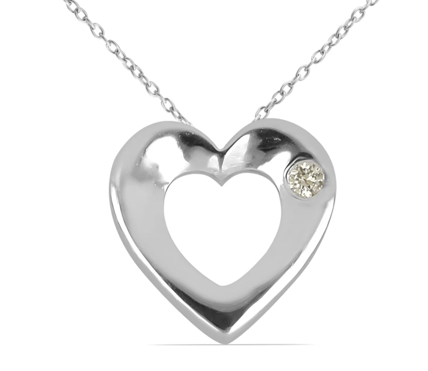 Herz mit Diamant