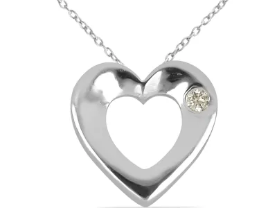 Herz mit Diamant