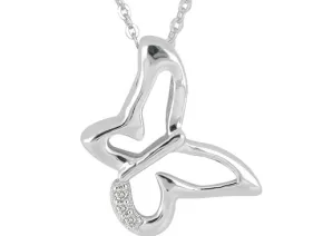 Anhänger mit Diamanten "Schmetterling"