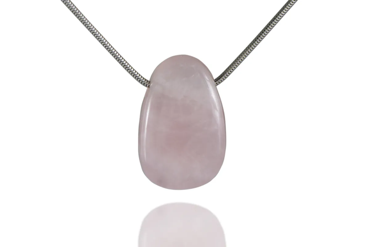Anhänger aus Rosenquarz