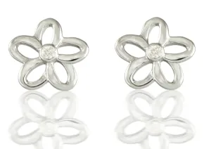 Diamantohrringe "Blumen"