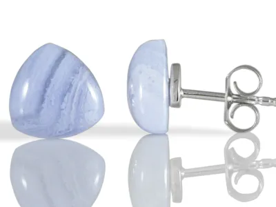 Ohrringe mit Chalcedon