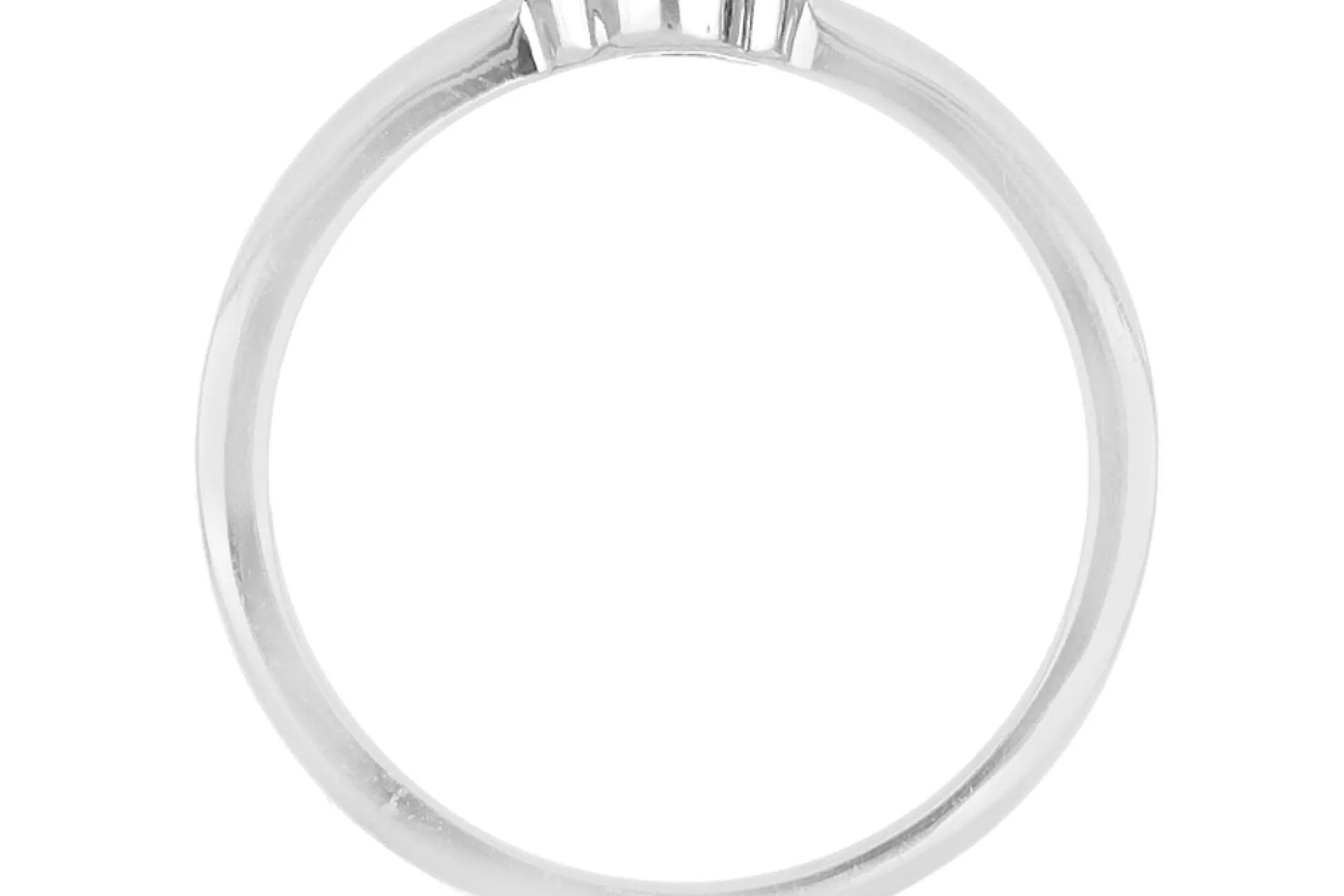 Silberring mit blauen Diamanten