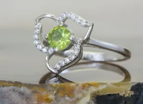 Silberring mit Peridot