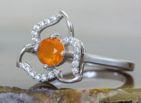 Ring mit Feueropal