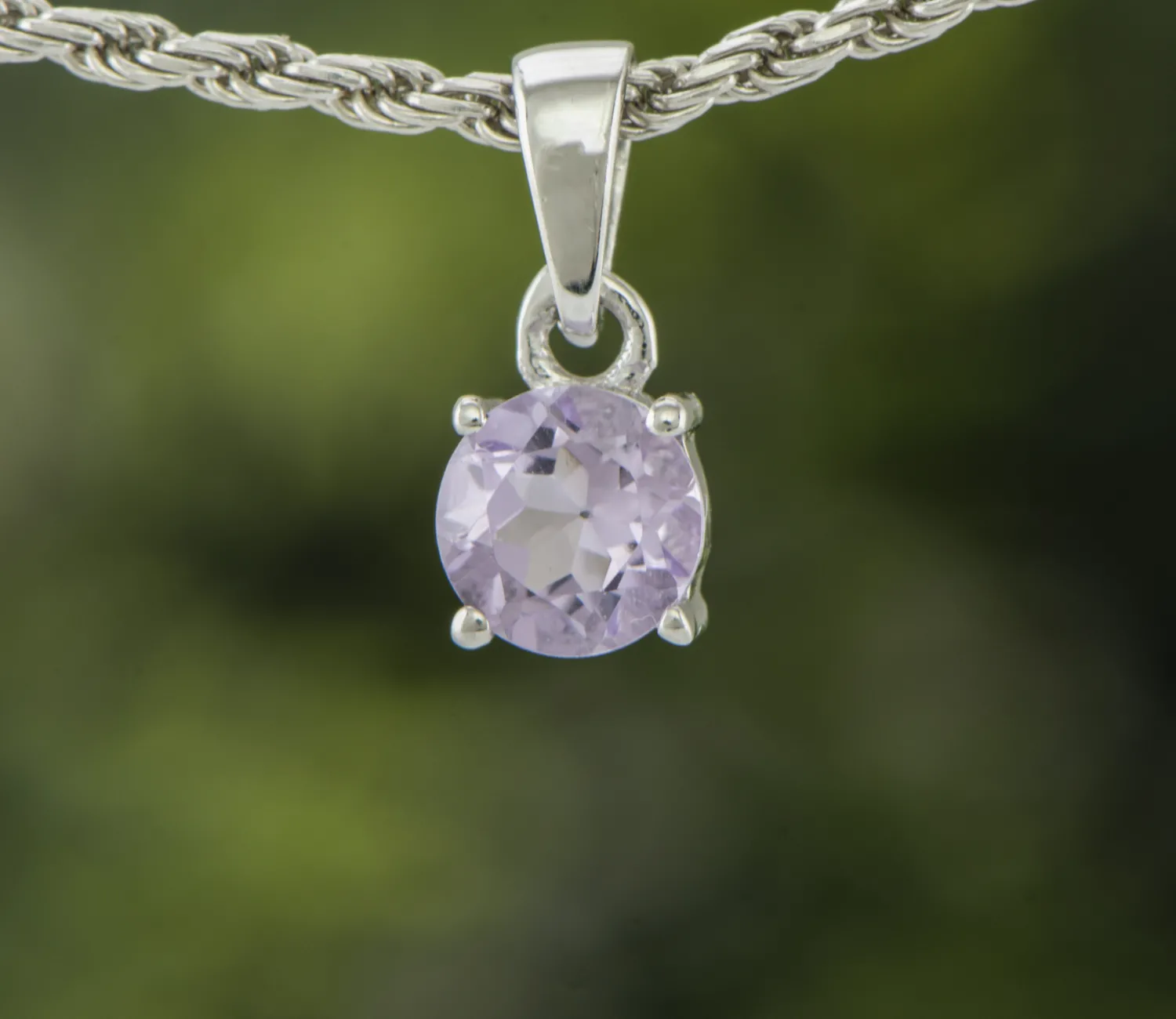 Anhänger mit Lavendelamethyst
