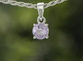 Anhänger mit Lavendelamethyst