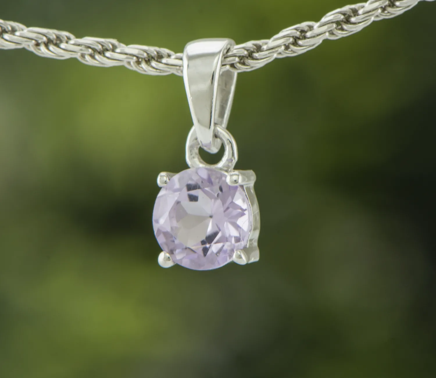 Anhänger mit Lavendelamethyst