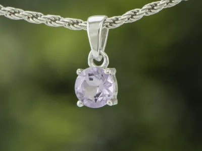 Anhänger mit Lavendelamethyst