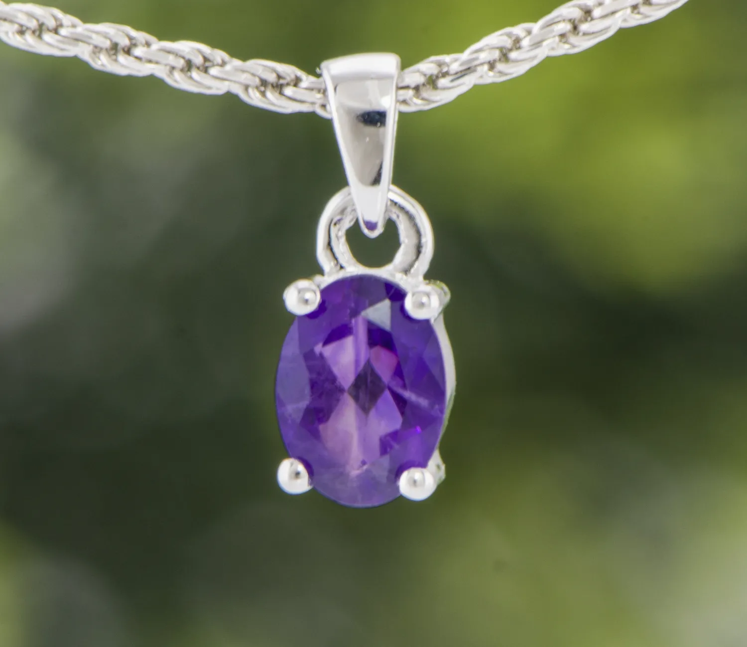 Anhänger mit Amethyst