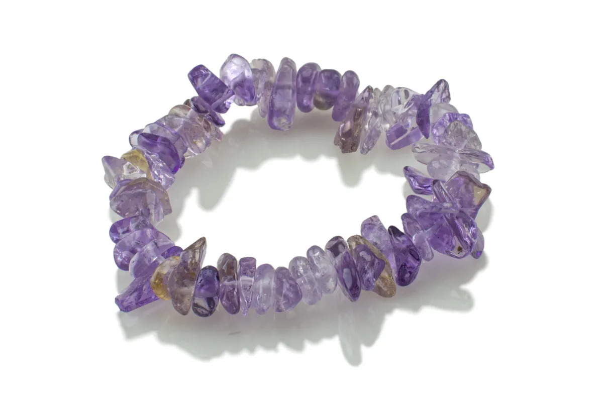 Armband mit Amethyst und Citrin