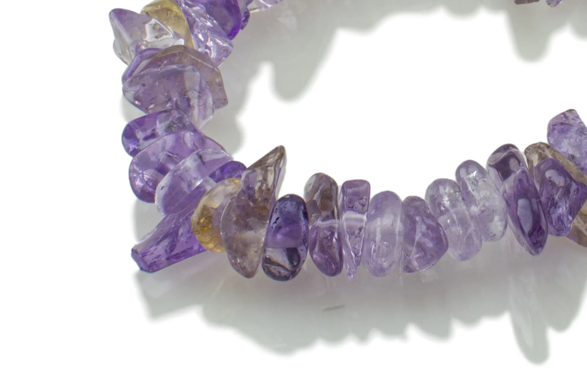 Armband mit Amethyst und Citrin