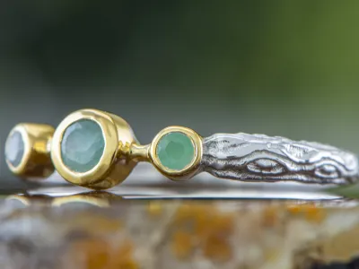 Ring mit Smaragden