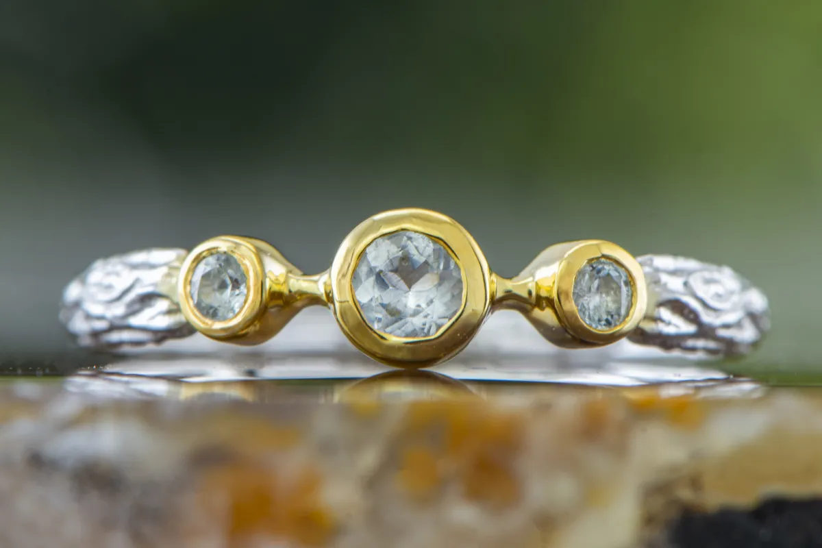 Ring mit Aquamarin