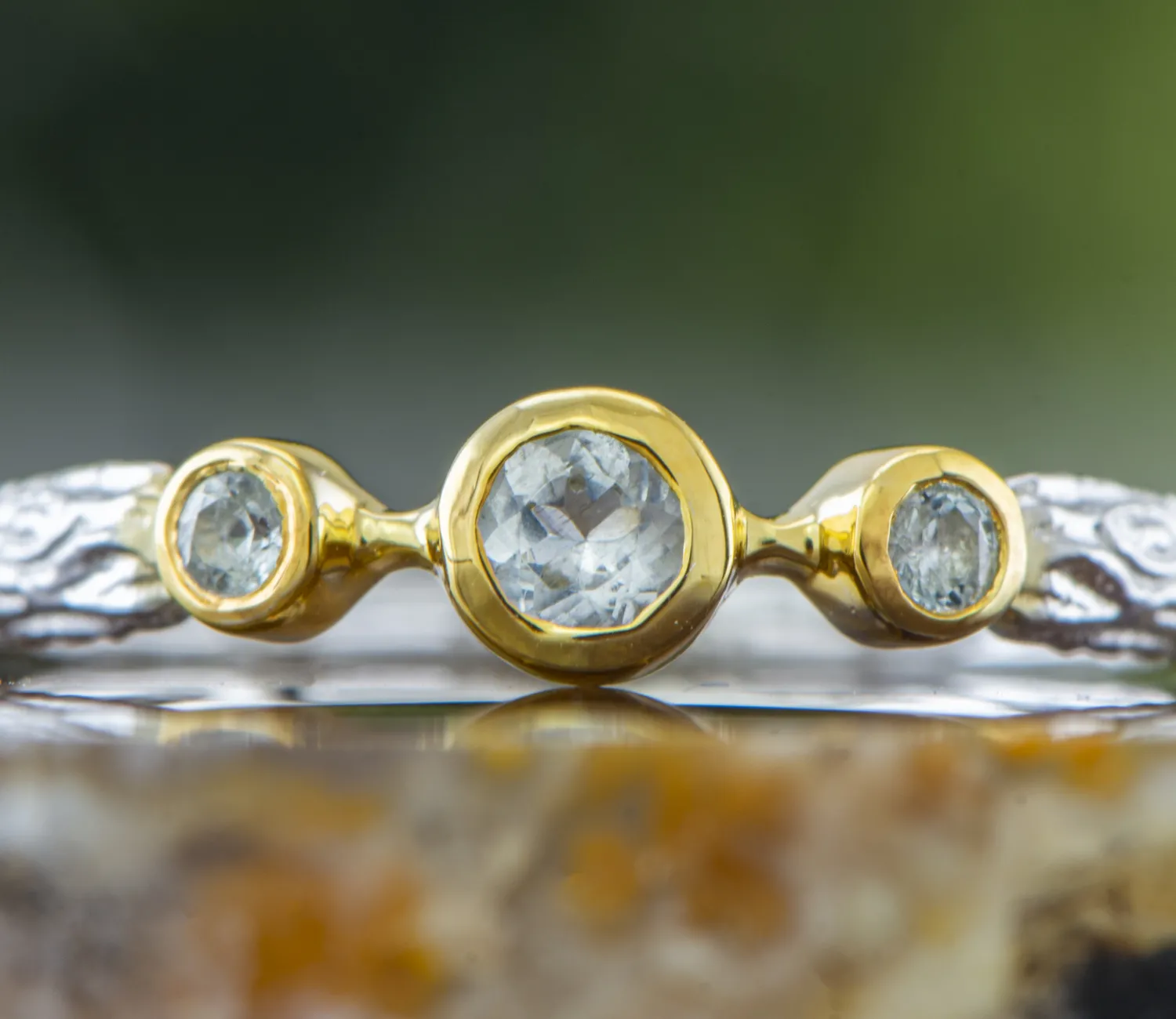 Ring mit Aquamarin