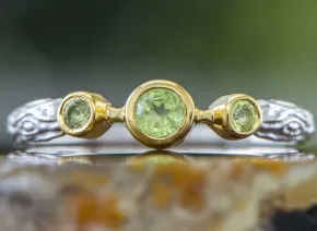 Silberring mit Peridot