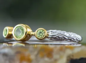 Silberring mit Peridot