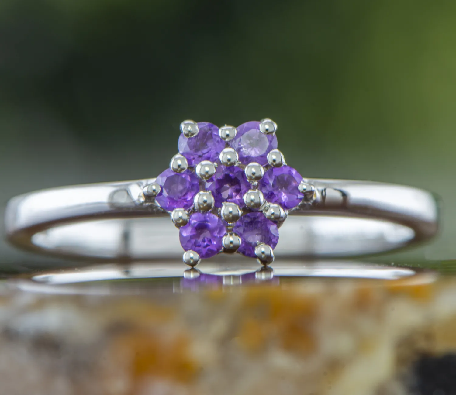 Silberring mit Amethyst
