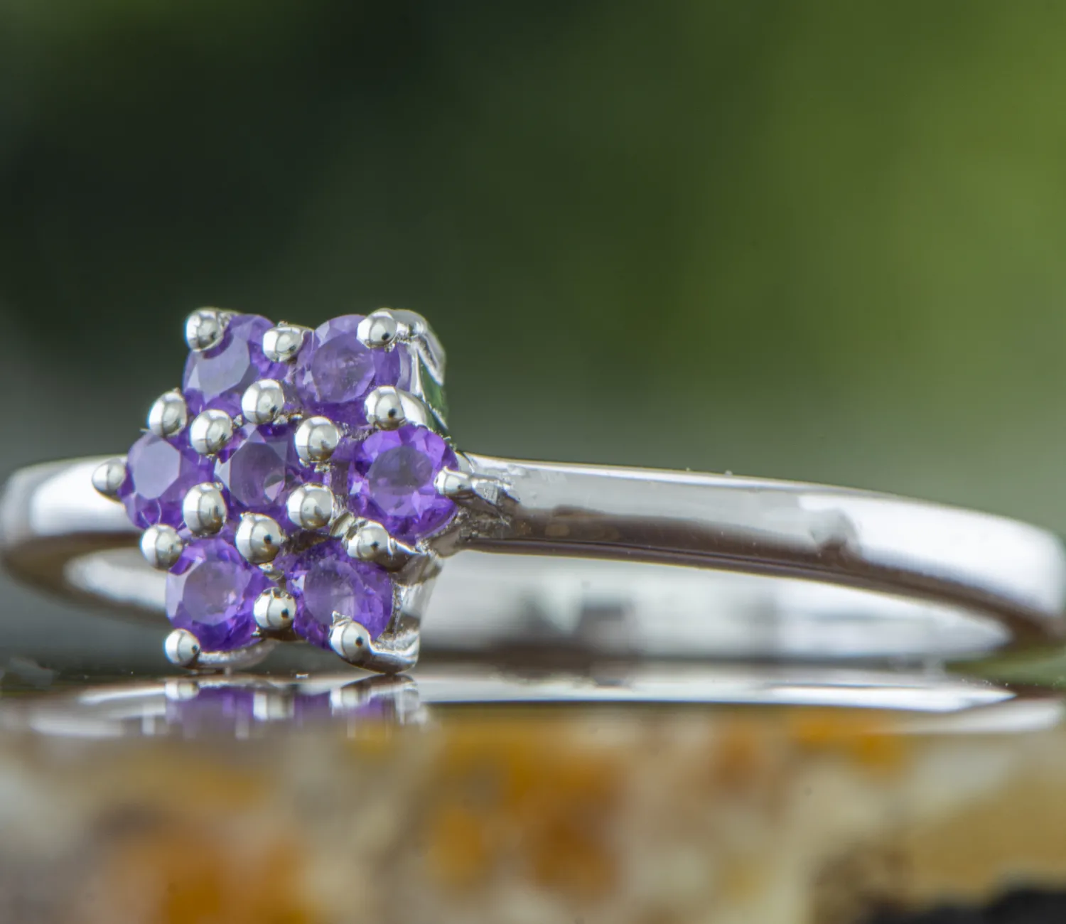 Silberring mit Amethyst
