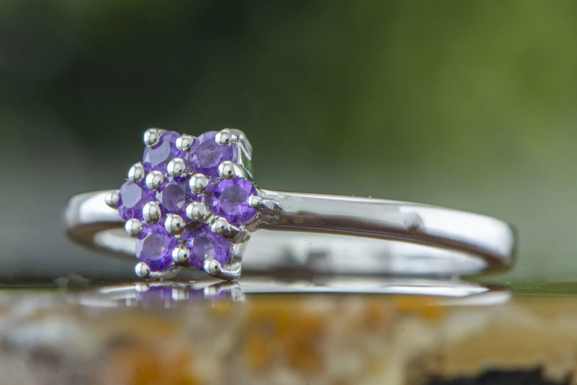 Silberring mit Amethyst