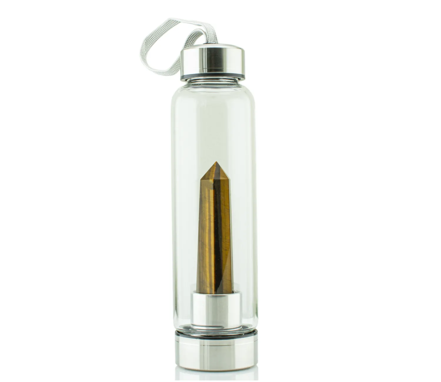 Wasserflasche mit Tigerauge
